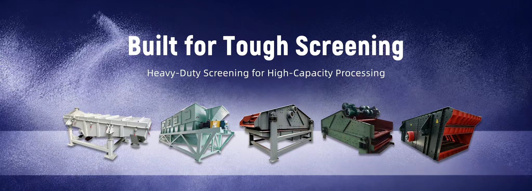 heavy-duty vibrating screen